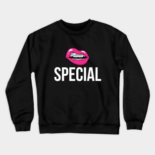 HOT PINK LIPS Crewneck Sweatshirt